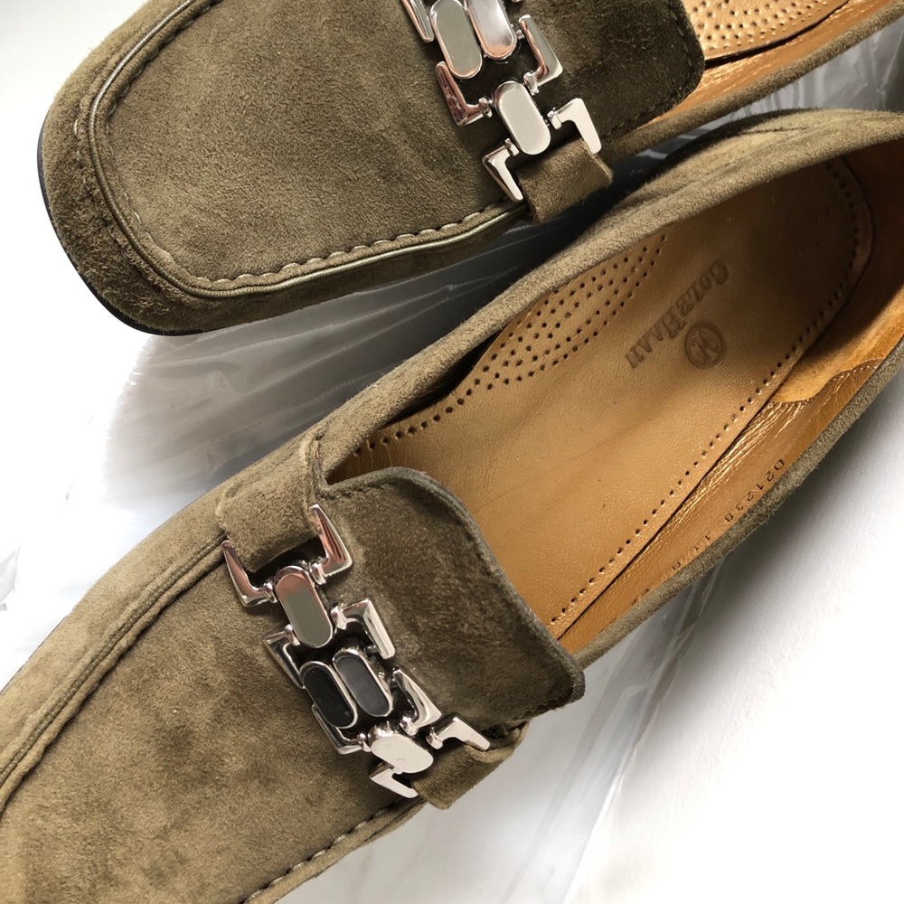 Cole Haan Green Suede Loafers - Size 11